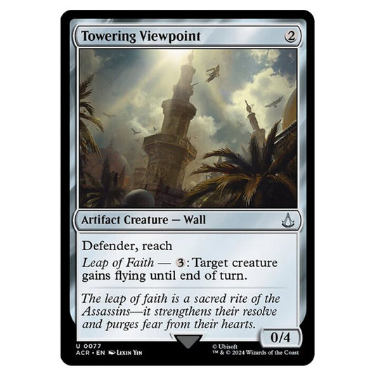 Magic The Gathering - Universes Beyond - Assassin's Creed - Towering Viewpoint - 0077