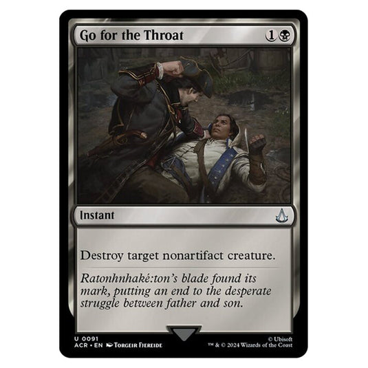 Magic The Gathering - Universes Beyond - Assassin's Creed - Go for the Throat - 0091