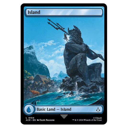 Magic The Gathering - Universes Beyond - Assassin's Creed - Island - 0104