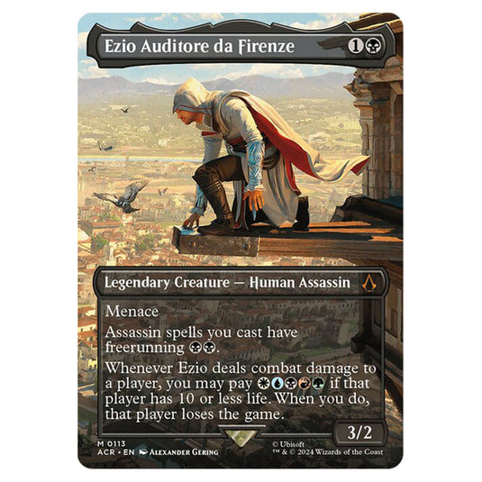 Magic The Gathering - Universes Beyond - Assassin's Creed - Ezio Auditore da Firenze (Scene Card) - 0113