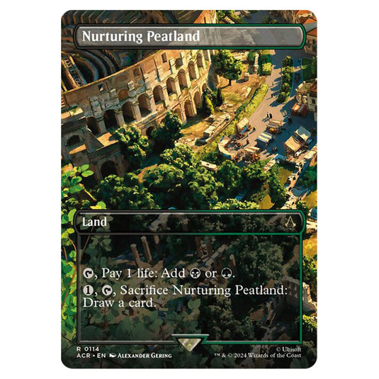 Magic The Gathering - Universes Beyond - Assassin's Creed - Nurturing Peatland (Scene Card) - 0114