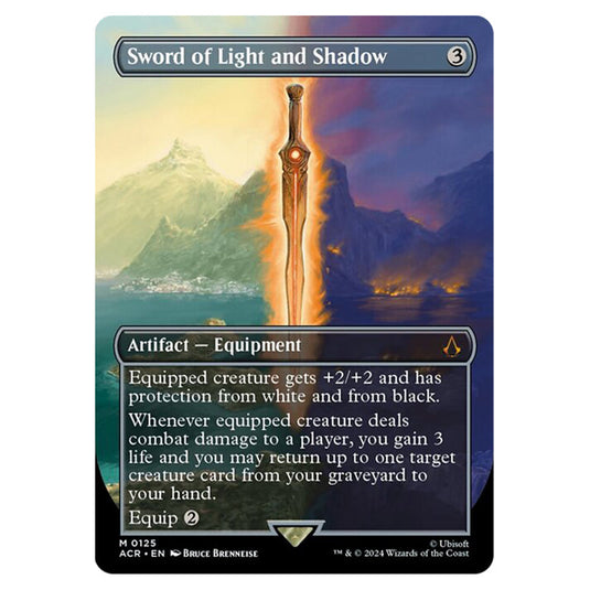 Magic The Gathering - Universes Beyond - Assassin's Creed - Sword of Light and Shadow (Borderless Card) - 0125