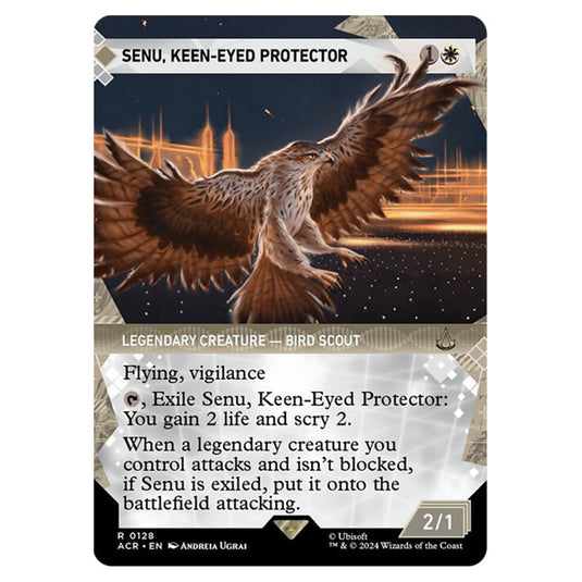 Magic The Gathering - Universes Beyond - Assassin's Creed - Senu, Keen-Eyed Protector (Showcase) - 0128