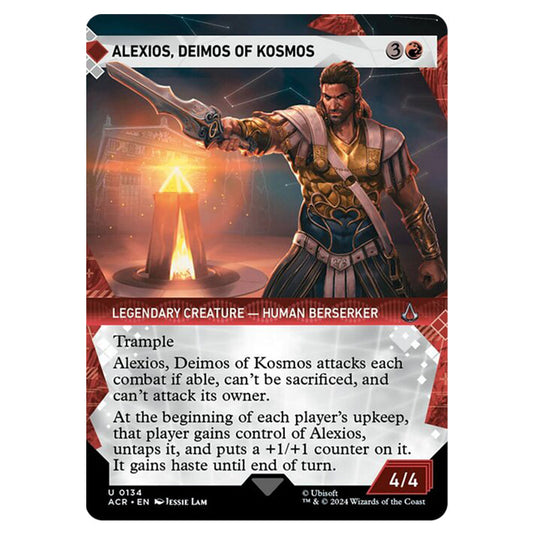 Magic The Gathering - Universes Beyond - Assassin's Creed - Alexios, Deimos of Kosmos (Showcase) - 0134