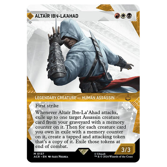 Magic The Gathering - Universes Beyond - Assassin's Creed - Altaïr Ibn-La'Ahad (Showcase) - 0137