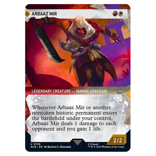 Magic The Gathering - Universes Beyond - Assassin's Creed - Arbaaz Mir (Showcase) - 0138