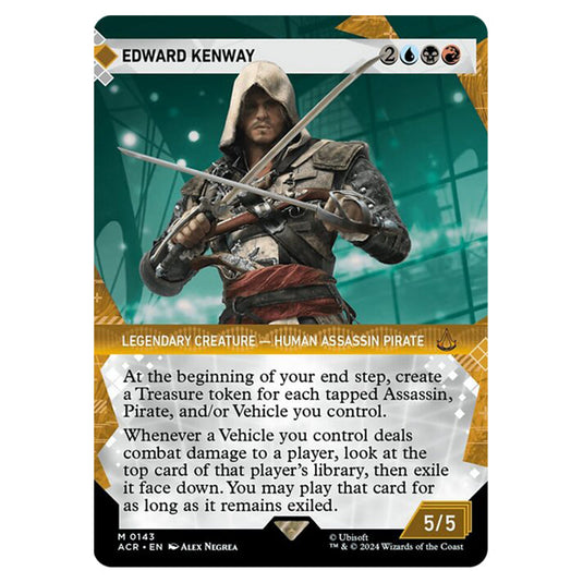 Magic The Gathering - Universes Beyond - Assassin's Creed - Edward Kenway (Showcase) - 0143