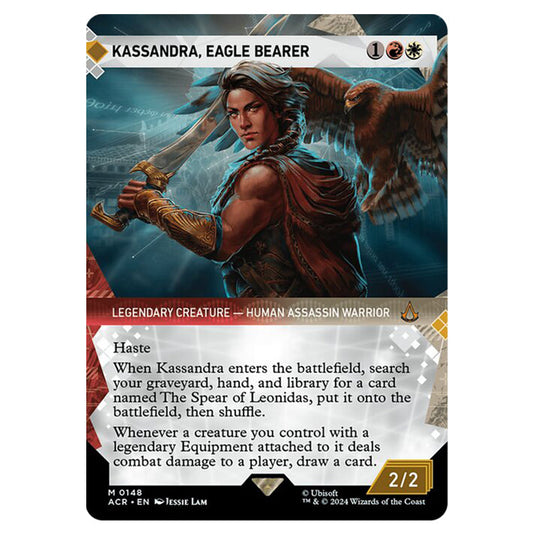 Magic The Gathering - Universes Beyond - Assassin's Creed - Kassandra, Eagle Bearer (Showcase) - 0148