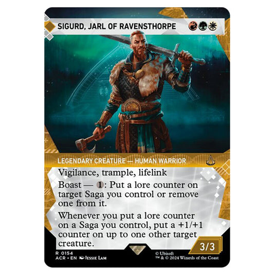 Magic The Gathering - Universes Beyond - Assassin's Creed - Sigurd, Jarl of Ravensthorpe (Showcase) - 0154