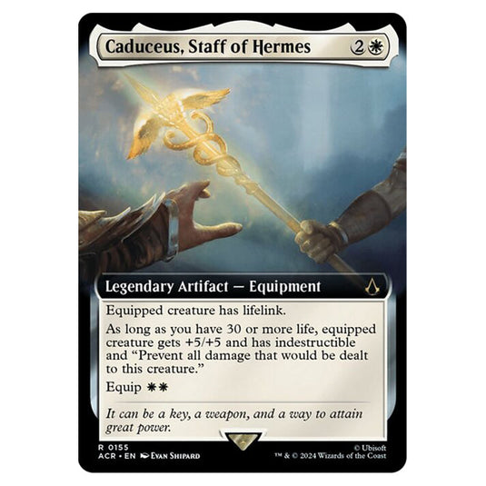 Magic The Gathering - Universes Beyond - Assassin's Creed - Caduceus, Staff of Hermes (Extended Art) - 0155