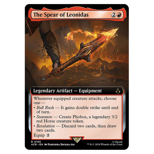 Magic The Gathering - Universes Beyond - Assassin's Creed - The Spear of Leonidas (Extended Art) - 0165