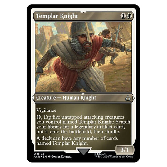 Magic The Gathering - Universes Beyond - Assassin's Creed - Templar Knight (Etched Foil) - 0183