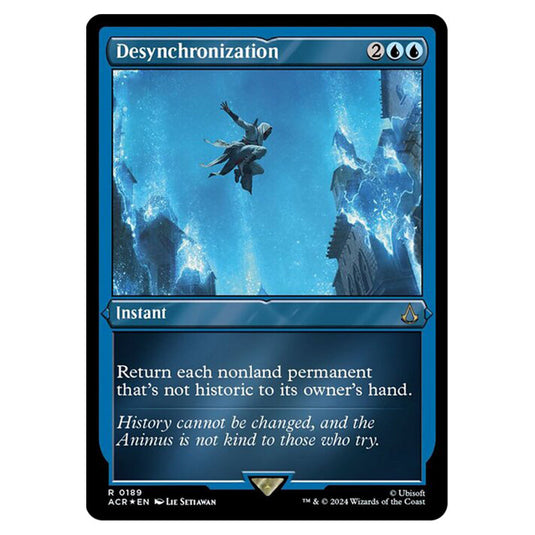 Magic The Gathering - Universes Beyond - Assassin's Creed - Desynchronization (Etched Foil) - 0189