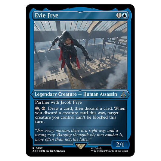 Magic The Gathering - Universes Beyond - Assassin's Creed - Evie Frye (Etched Foil) - 0192