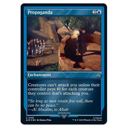 Magic The Gathering - Universes Beyond - Assassin's Creed - Propaganda (Etched Foil) - 0195