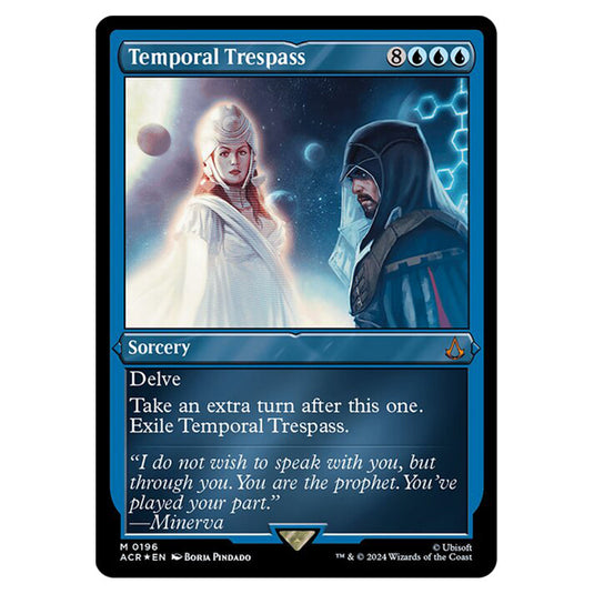 Magic The Gathering - Universes Beyond - Assassin's Creed - Temporal Trespass (Etched Foil) - 0196