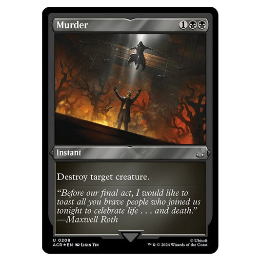 Magic The Gathering - Universes Beyond - Assassin's Creed - Murder (Etched Foil) - 0208