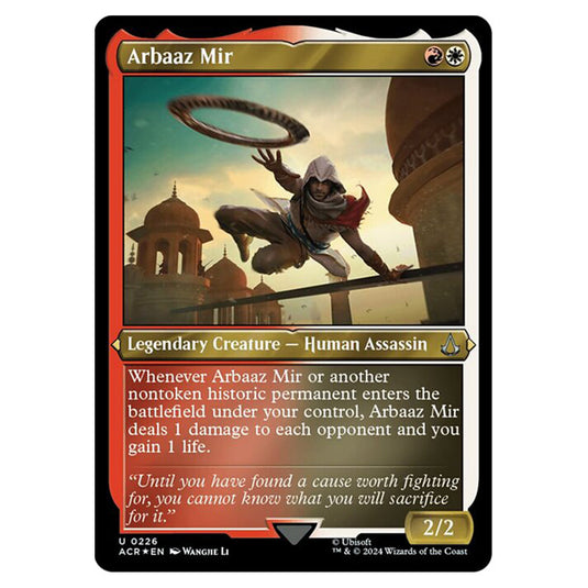 Magic The Gathering - Universes Beyond - Assassin's Creed - Arbaaz Mir (Etched Foil) - 0226