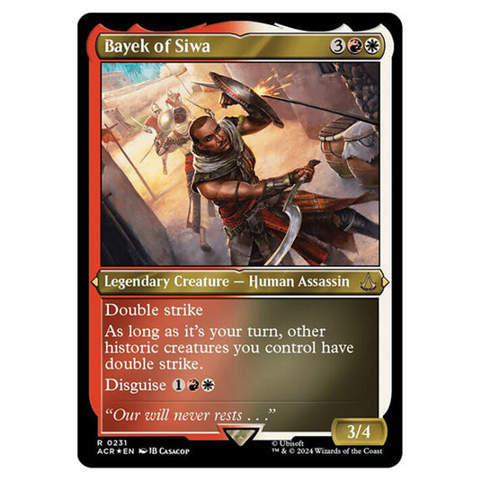 Magic The Gathering - Universes Beyond - Assassin's Creed - Bayek of Siwa (Etched Foil) - 0231