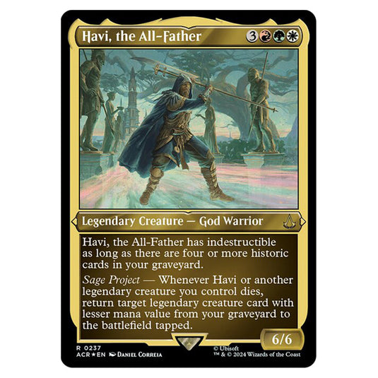 Magic The Gathering - Universes Beyond - Assassin's Creed - Havi, the All-Father (Etched Foil) - 0237