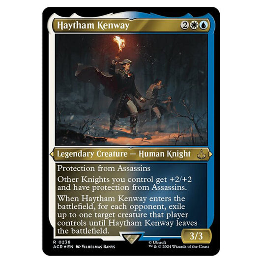 Magic The Gathering - Universes Beyond - Assassin's Creed - Haytham Kenway (Etched Foil) - 0238