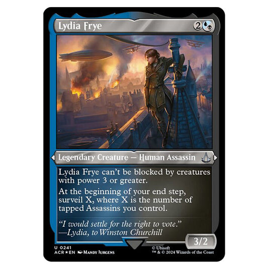 Magic The Gathering - Universes Beyond - Assassin's Creed - Lydia Frye (Etched Foil) - 0241