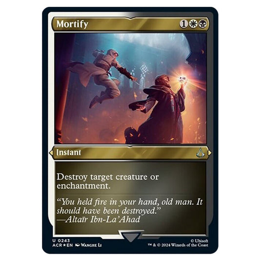 Magic The Gathering - Universes Beyond - Assassin's Creed - Mortify (Etched Foil) - 0243