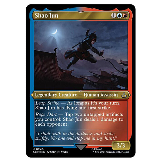 Magic The Gathering - Universes Beyond - Assassin's Creed - Shao Jun (Etched Foil) - 0246