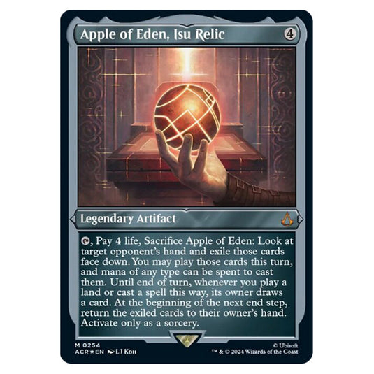 Magic The Gathering - Universes Beyond - Assassin's Creed - Apple of Eden, Isu Relic (Etched Foil) - 0254