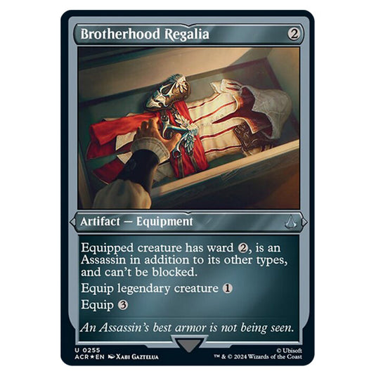 Magic The Gathering - Universes Beyond - Assassin's Creed - Brotherhood Regalia (Etched Foil) - 0255