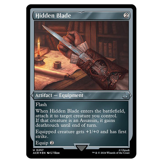 Magic The Gathering - Universes Beyond - Assassin's Creed - Hidden Blade (Etched Foil) - 0257