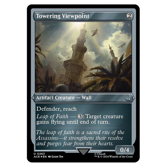 Magic The Gathering - Universes Beyond - Assassin's Creed - Towering Viewpoint (Etched Foil) - 0263