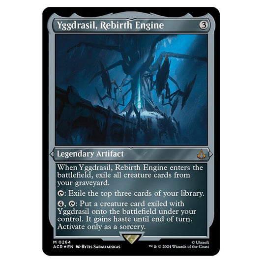 Magic The Gathering - Universes Beyond - Assassin's Creed - Yggdrasil, Rebirth Engine (Etched Foil) - 0264