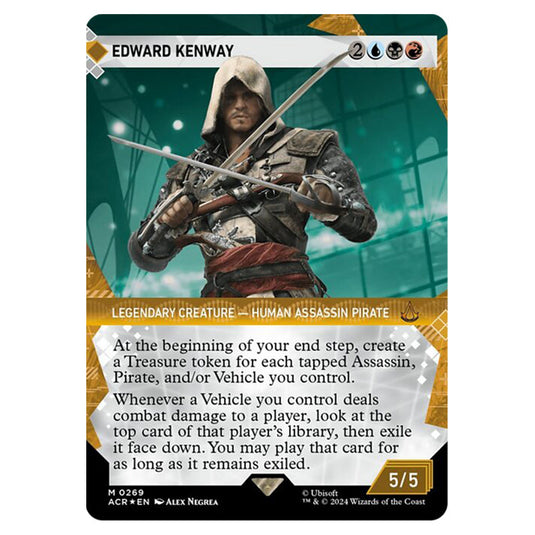 Magic The Gathering - Universes Beyond - Assassin's Creed - Edward Kenway (Textured Foil) - 0269