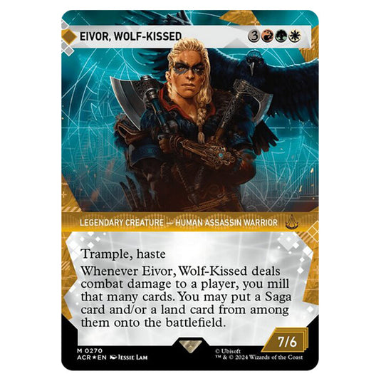 Magic The Gathering - Universes Beyond - Assassin's Creed - Eivor, Wolf-Kissed (Textured Foil) - 0270