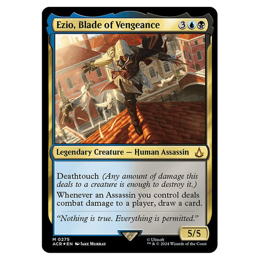 Magic The Gathering - Universes Beyond - Assassin's Creed - Ezio, Blade of Vengeance - 0275