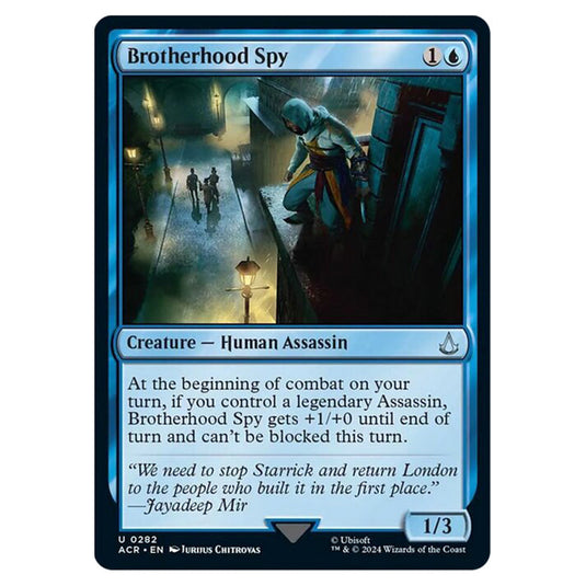 Magic The Gathering - Universes Beyond - Assassin's Creed - Brotherhood Spy - 0282