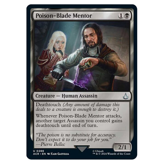 Magic The Gathering - Universes Beyond - Assassin's Creed - Poison-Blade Mentor - 0288