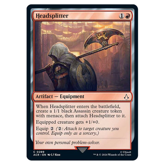 Magic The Gathering - Universes Beyond - Assassin's Creed - Headsplitter - 0289