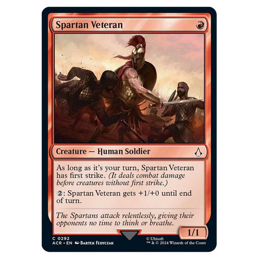 Magic The Gathering - Universes Beyond - Assassin's Creed - Spartan Veteran - 0292