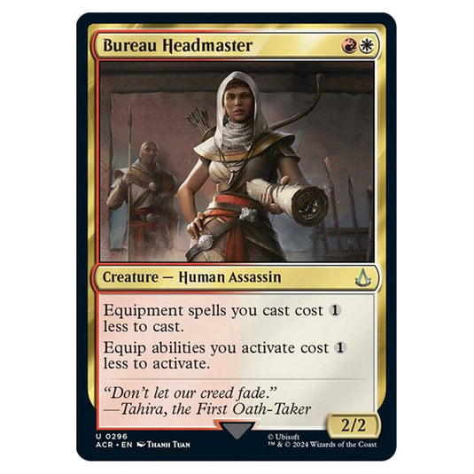 Magic The Gathering - Universes Beyond - Assassin's Creed - Bureau Headmaster - 0296