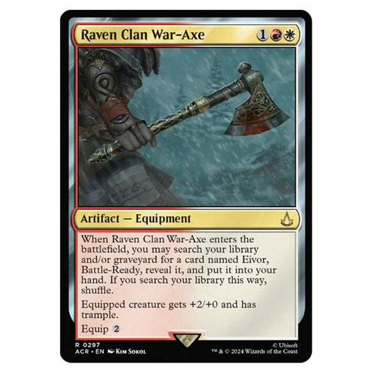 Magic The Gathering - Universes Beyond - Assassin's Creed - Raven Clan War-Axe - 0297