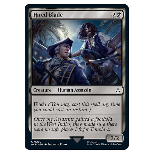 Magic The Gathering - Universes Beyond - Assassin's Creed - Hired Blade - 0299