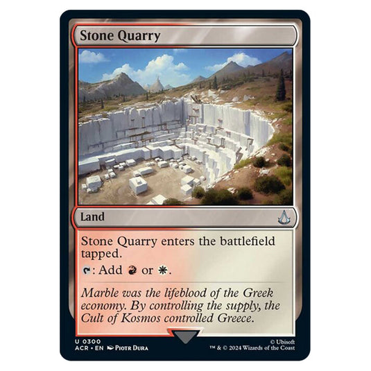 Magic The Gathering - Universes Beyond - Assassin's Creed - Stone Quarry - 0300