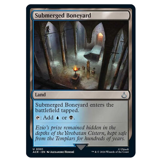 Magic The Gathering - Universes Beyond - Assassin's Creed - Submerged Boneyard - 0301