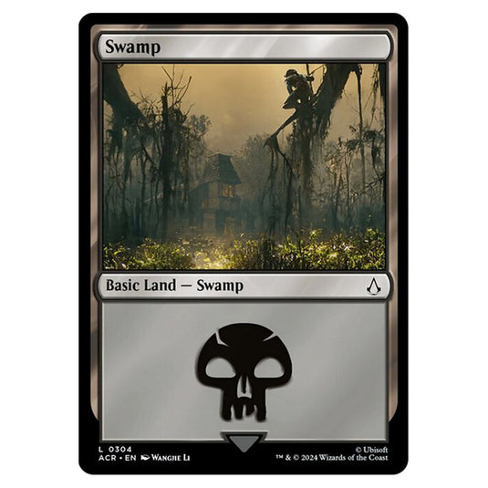 Magic The Gathering - Universes Beyond - Assassin's Creed - Swamp - 0304