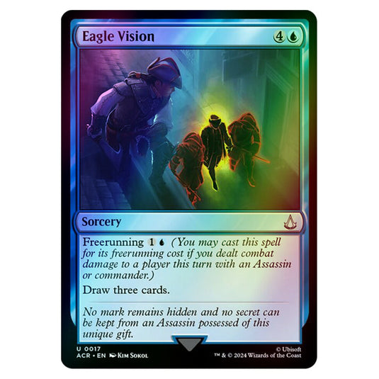 Eagle Vision 0017 card from the Magic The Gathering set Universes Beyond - Assassin's Creed