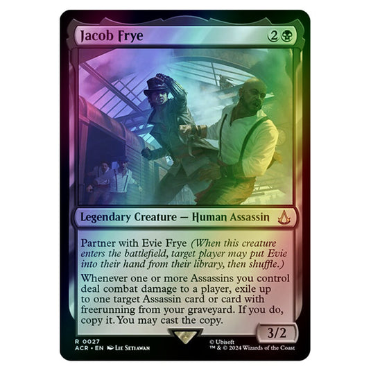 Jacob Frye 0027 card from the Magic The Gathering set Universes Beyond - Assassin's Creed