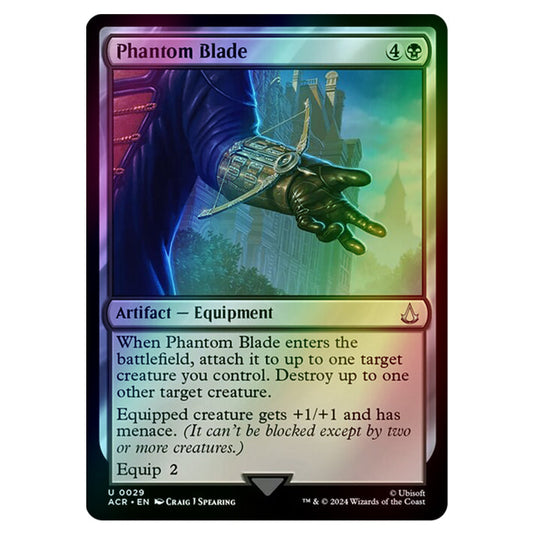 Phantom Blade 0029 card from the Magic The Gathering set Universes Beyond - Assassin's Creed