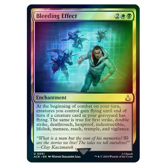 Bleeding Effect 0051 card from the Magic The Gathering set Universes Beyond - Assassin's Creed